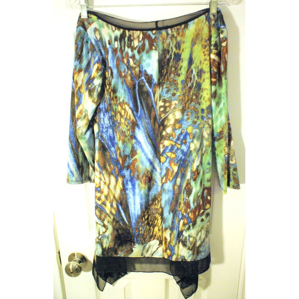 Anthropologie From The Heart Trapeze Swing Trapeze Dress Tunic Blouse